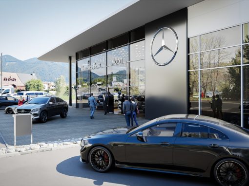 Mercedes-Benz showroom